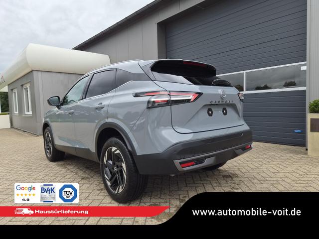 Nissan Qashqai 1.3 DIG-T MHEV 158 PS X-Tronic N-Connecta Teil-Leder PanoGlasdach Klimaautomatik Sitzheizung Lenkradheizung Navi ACC PDC v+h 360&deg;Kamera DAB Bluetooth Touchscreen Apple CarPlay Android Auto 18"LM 