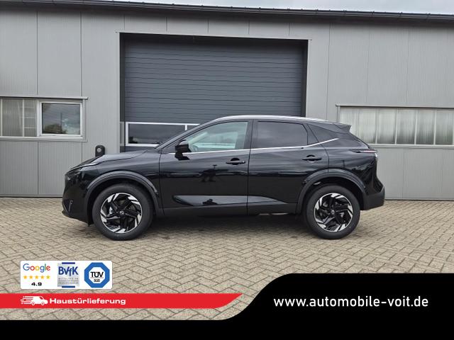 Nissan Qashqai - 1.3 DIG-T MHEV 158 PS X-Tronic N-Connecta Teil-Leder PanoGlasdach Klimaautomatik Sitzheizung Lenkradheizung Navi ACC PDC v+h 360&deg;Kamera DAB Bluetooth Touchscreen Apple CarPlay Android Auto 18"LM