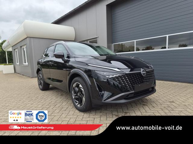Nissan Qashqai - 1.3 DIG-T MHEV 158 PS X-Tronic N-Connecta Teil-Leder PanoGlasdach Klimaautomatik Sitzheizung Lenkradheizung Navi ACC PDC v+h 360&deg;Kamera DAB Bluetooth Touchscreen Apple CarPlay Android Auto 18"LM