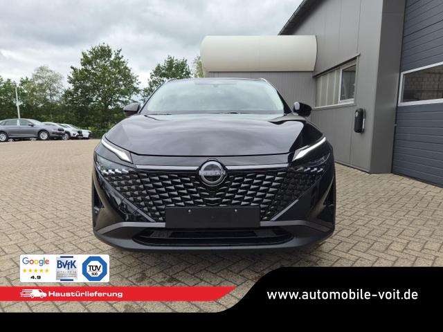 Nissan Qashqai 1.3 DIG-T MHEV 158 PS X-Tronic N-Connecta Teil-Leder PanoGlasdach Klimaautomatik Sitzheizung Lenkradheizung Navi ACC PDC v+h 360&deg;Kamera DAB Bluetooth Touchscreen Apple CarPlay Android Auto 18"LM 
