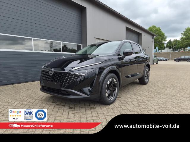 Nissan Qashqai - 1.3 DIG-T MHEV 158 PS X-Tronic N-Connecta Teil-Leder PanoGlasdach Klimaautomatik Sitzheizung Lenkradheizung Navi ACC PDC v+h 360&deg;Kamera DAB Bluetooth Touchscreen Apple CarPlay Android Auto 18"LM