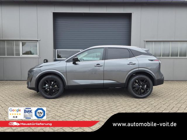 Nissan Qashqai 1.3 DIG-T MHEV 158 PS X-Tronic Tekna Voll-Leder Klimaautomatik PanoGlasdach Sitzheizung Lenkradheizung Navi Head-Up Display elektr. Heckklappe ACC PDC v+h 360&deg;Kamera DAB Bluetooth Touchscreen Apple CarPlay Android Auto 19"LM 