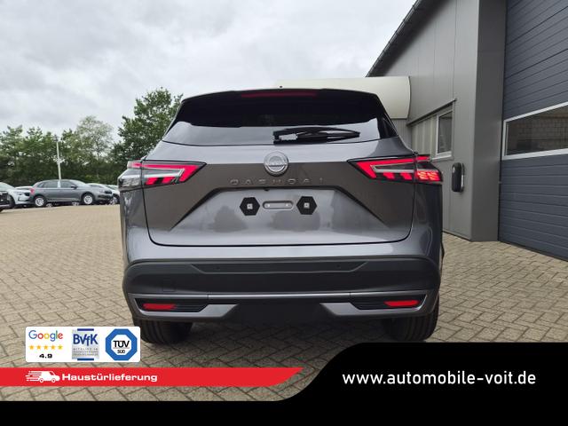 Nissan Qashqai 1.3 DIG-T MHEV 158 PS X-Tronic Tekna Voll-Leder Klimaautomatik PanoGlasdach Sitzheizung Lenkradheizung Navi Head-Up Display elektr. Heckklappe ACC PDC v+h 360&deg;Kamera DAB Bluetooth Touchscreen Apple CarPlay Android Auto 19"LM 