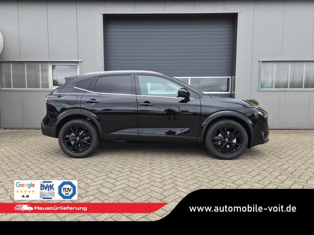 Nissan Qashqai 1.3 DIG-T MHEV 158 PS X-Tronic Tekna Voll-Leder Klimaautomatik PanoGlasdach Sitzheizung Lenkradheizung Navi Head-Up Display elektr. Heckklappe ACC PDC v+h 360&deg;Kamera DAB Bluetooth Touchscreen Apple CarPlay Android Auto 19"LM 