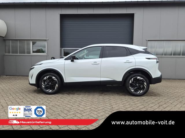 Nissan Qashqai - 1.3 DIG-T MHEV 158 PS X-Tronic N-Connecta Teil-Leder PanoGlasdach Klimaautomatik Sitzheizung Lenkradheizung Navi ACC PDC v+h 360&deg;Kamera DAB Bluetooth Touchscreen Apple CarPlay Android Auto 18"LM