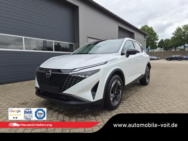 Nissan Qashqai - 1.3 DIG-T MHEV 158 PS X-Tronic N-Connecta Teil-Leder PanoGlasdach Klimaautomatik Sitzheizung Lenkradheizung Navi ACC PDC v+h 360&deg;Kamera DAB Bluetooth Touchscreen Apple CarPlay Android Auto 18"LM