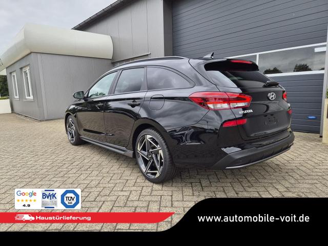 Hyundai i30 Kombi - 1.6 T-GDI 150PS Automatik N-Line Sitzheizung Lenkradheizung Klimaautomatik Navi 10,3"-Touchscreen Bluelink Apple CarPlay + Android Auto PDC v+h R&uuml;ckf.Kamera 18-LM