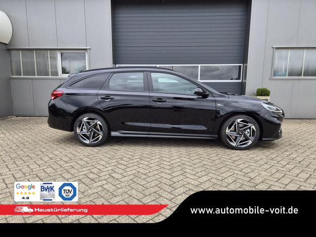 Hyundai i30 Kombi 1.6 T-GDI 150PS Automatik N-Line Sitzheizung Lenkradheizung Klimaautomatik Navi 10,3"-Touchscreen Bluelink Apple CarPlay + Android Auto PDC v+h R&uuml;ckf.Kamera 18-LM 