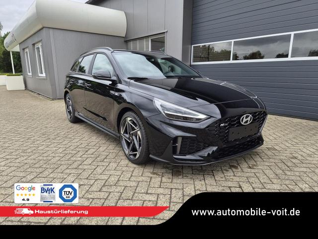 Hyundai i30 Kombi 1.6 T-GDI 150PS Automatik N-Line Sitzheizung Lenkradheizung Klimaautomatik Navi 10,3"-Touchscreen Bluelink Apple CarPlay + Android Auto PDC v+h R&uuml;ckf.Kamera 18-LM 