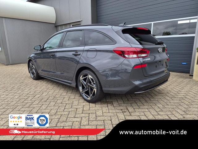 Hyundai i30 Kombi 1.6 T-GDI 150PS Automatik N-Line Sitzheizung Lenkradheizung Klimaautomatik Navi 10,3"-Touchscreen Bluelink Apple CarPlay + Android Auto PDC v+h R&uuml;ckf.Kamera 18-LM 