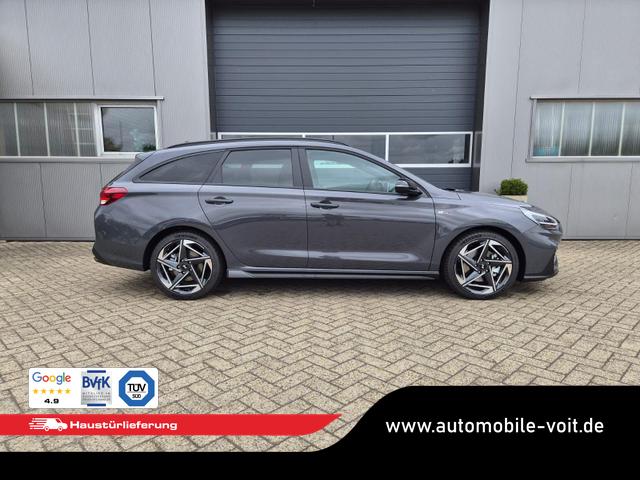 Hyundai i30 Kombi 1.6 T-GDI 150PS Automatik N-Line Sitzheizung Lenkradheizung Klimaautomatik Navi 10,3"-Touchscreen Bluelink Apple CarPlay + Android Auto PDC v+h R&uuml;ckf.Kamera 18-LM 