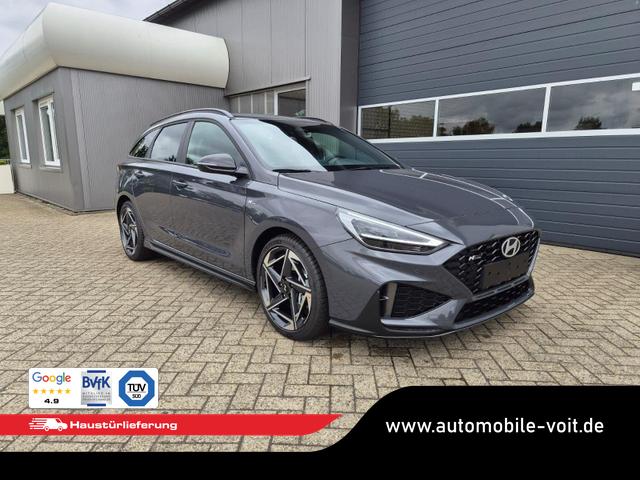Hyundai i30 Kombi - 1.6 T-GDI 150PS Automatik N-Line Sitzheizung Lenkradheizung Klimaautomatik Navi 10,3"-Touchscreen Bluelink Apple CarPlay + Android Auto PDC v+h R&uuml;ckf.Kamera 18-LM