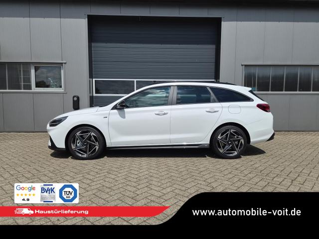Hyundai i30 Kombi 1.6 T-GDI 150PS Automatik N-Line Sitzheizung Lenkradheizung Klimaautomatik Navi 10,3"-Touchscreen Bluelink Apple CarPlay + Android Auto PDC v+h R&uuml;ckf.Kamera 18-LM 