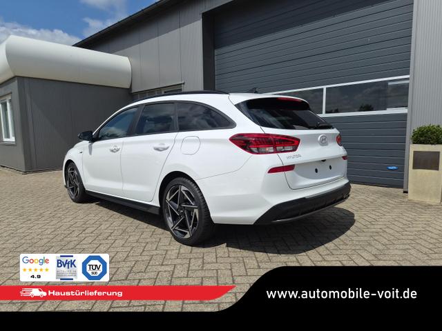 Hyundai i30 Kombi 1.6 T-GDI 150PS Automatik N-Line Sitzheizung Lenkradheizung Klimaautomatik Navi 10,3"-Touchscreen Bluelink Apple CarPlay + Android Auto PDC v+h R&uuml;ckf.Kamera 18-LM 