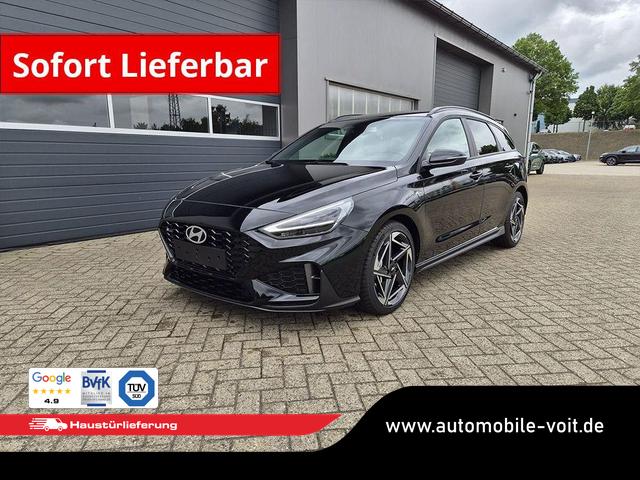 Hyundai i30 Kombi - 1.6 T-GDI 150PS Automatik N-Line Sitzheizung Lenkradheizung Klimaautomatik Navi 10,3"-Touchscreen Bluelink Apple CarPlay + Android Auto PDC v+h R&uuml;ckf.Kamera 18-LM