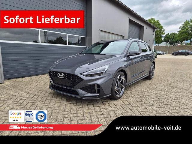 Hyundai i30 Kombi - 1.6 T-GDI 150PS Automatik N-Line Sitzheizung Lenkradheizung Klimaautomatik Navi 10,3"-Touchscreen Bluelink Apple CarPlay + Android Auto PDC v+h R&uuml;ckf.Kamera 18-LM