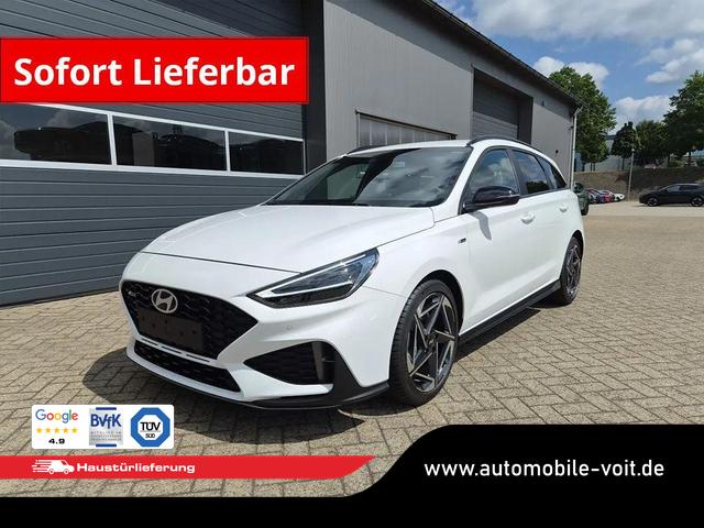 Hyundai i30 Kombi - 1.6 T-GDI 150PS Automatik N-Line Sitzheizung Lenkradheizung Klimaautomatik Navi 10,3"-Touchscreen Bluelink Apple CarPlay + Android Auto PDC v+h R&uuml;ckf.Kamera 18-LM