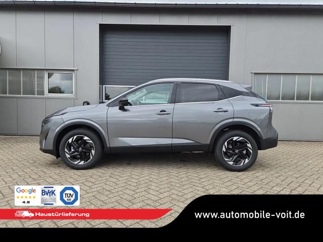 Nissan Qashqai - 1.3 DIG-T MHEV 158 PS X-Tronic N-Connecta Teil-Leder PanoGlasdach Klimaautomatik Sitzheizung Lenkradheizung Navi ACC PDC v+h 360&deg;Kamera DAB Bluetooth Touchscreen Apple CarPlay Android Auto 18"LM