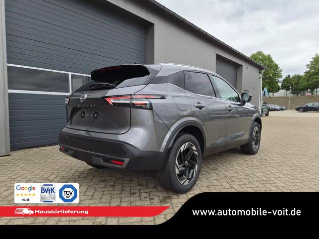 Nissan Qashqai 1.3 DIG-T MHEV 158 PS X-Tronic N-Connecta Teil-Leder PanoGlasdach Klimaautomatik Sitzheizung Lenkradheizung Navi ACC PDC v+h 360&deg;Kamera DAB Bluetooth Touchscreen Apple CarPlay Android Auto 18"LM 