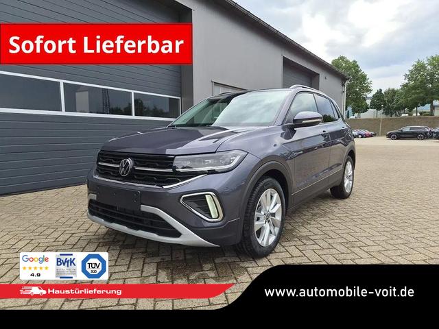 Volkswagen T-Cross - 1.0 TSI 116PS DSG Life AHK (abnehmbar) IQ.LIGHT-LED-Matrix Sitzheizung R&uuml;ckf.Kamera Klimaautomatik Abstandstempomat Apple CarPlay Android Auto