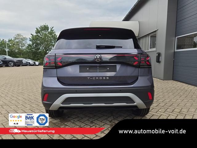 Volkswagen T-Cross 1.0 TSI 116PS DSG Life AHK (abnehmbar) IQ.LIGHT-LED-Matrix Sitzheizung R&uuml;ckf.Kamera Klimaautomatik Abstandstempomat Apple CarPlay Android Auto 