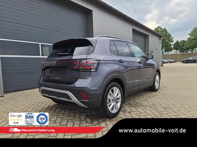 Volkswagen T-Cross 1.0 TSI 116PS DSG Life AHK (abnehmbar) IQ.LIGHT-LED-Matrix Sitzheizung R&uuml;ckf.Kamera Klimaautomatik Abstandstempomat Apple CarPlay Android Auto 