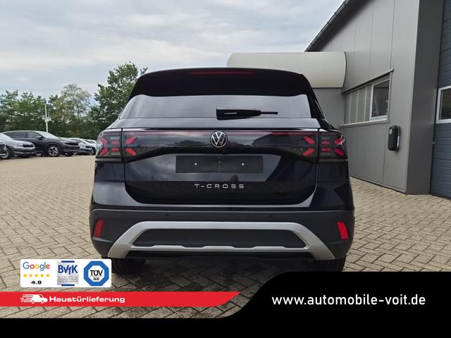 Volkswagen T-Cross 1.0 TSI 116PS DSG Life AHK (abnehmbar) IQ.LIGHT-LED-Matrix Sitzheizung R&uuml;ckf.Kamera Klimaautomatik Abstandstempomat Apple CarPlay Android Auto 
