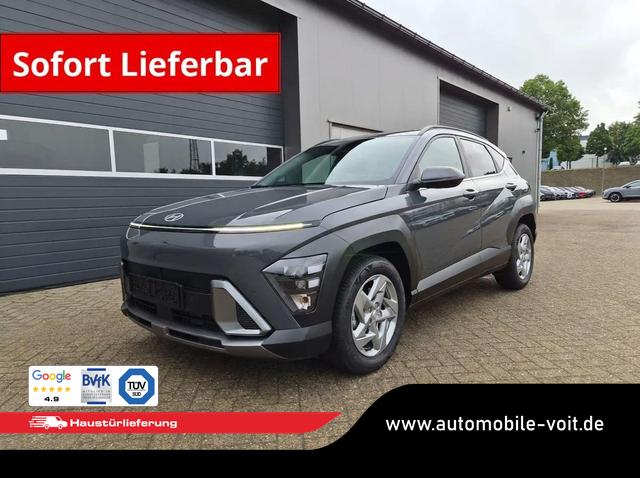 Hyundai KONA - Trend 1.6 T-GDI 150PS Automatik Voll-LED-Scheinw. Sitzheizung Lenkradheizung ACC Klimaautomatik Navi Touchscreen DAB+ Apple CarPlay + Android Auto PDC v+h R&uuml;ckf.Kamera 2xKeyless 17-LM
