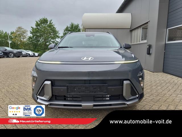 Hyundai KONA Trend 1.6 T-GDI 150PS Automatik Voll-LED-Scheinw. Sitzheizung Lenkradheizung ACC Klimaautomatik Navi Touchscreen DAB+ Apple CarPlay + Android Auto PDC v+h R&uuml;ckf.Kamera 2xKeyless 17-LM 