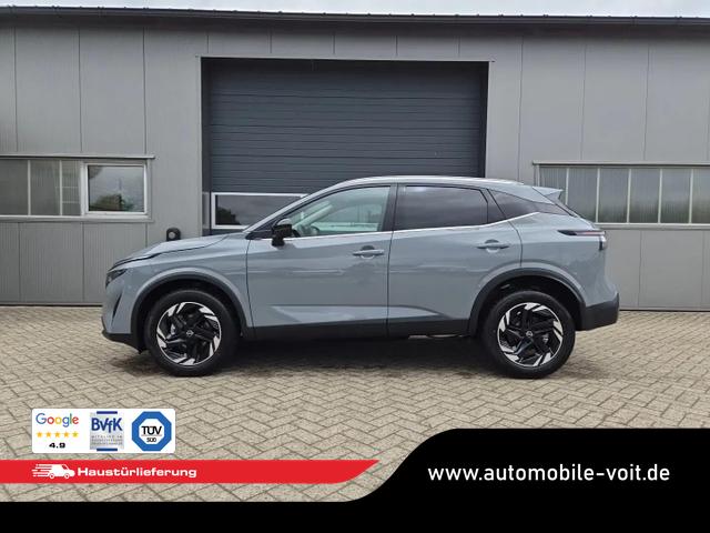 Nissan Qashqai - 1.3 DIG-T MHEV 158 PS X-Tronic N-Connecta Teil-Leder PanoGlasdach Klimaautomatik Sitzheizung Lenkradheizung Navi ACC PDC v+h 360&deg;Kamera DAB Bluetooth Touchscreen Apple CarPlay Android Auto 18"LM
