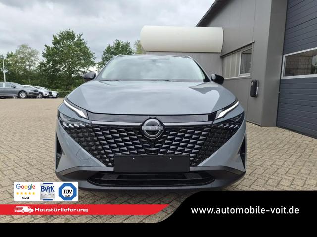 Nissan Qashqai 1.3 DIG-T MHEV 158 PS X-Tronic N-Connecta Teil-Leder PanoGlasdach Klimaautomatik Sitzheizung Lenkradheizung Navi ACC PDC v+h 360&deg;Kamera DAB Bluetooth Touchscreen Apple CarPlay Android Auto 18"LM 