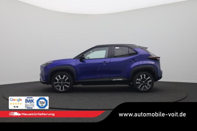 Toyota Yaris Cross 1.5-l 130PS HEV Automatik Style Matrix-LED 4xKamera elektr. Heckklappe Sitzheizung Lenkradheizung Klimaautomatik Navi Bluetooth wireless Apple CarPlay + Android Auto ACC PDC v+h 18"LM 