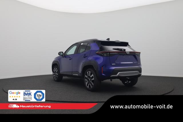 Toyota Yaris Cross 1.5-l 130PS HEV Automatik Style Matrix-LED 4xKamera elektr. Heckklappe Sitzheizung Lenkradheizung Klimaautomatik Navi Bluetooth wireless Apple CarPlay + Android Auto ACC PDC v+h 18"LM 