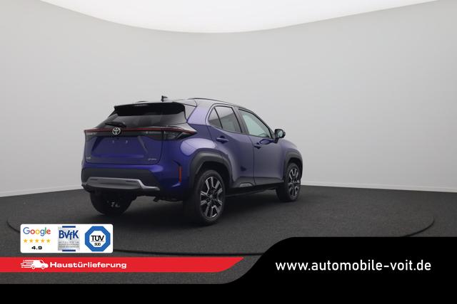 Toyota Yaris Cross 1.5-l 130PS HEV Automatik Style Matrix-LED 4xKamera elektr. Heckklappe Sitzheizung Lenkradheizung Klimaautomatik Navi Bluetooth wireless Apple CarPlay + Android Auto ACC PDC v+h 18"LM 