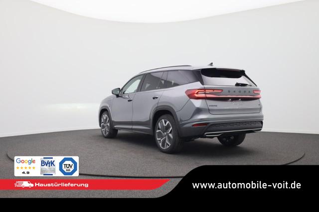 Skoda Kodiaq Sportline 1.5 TSI 204PS PHEV DSG Sitzheizung v+h Frontscheibe beheizb. 20"LM schwenkb. AHK elektr. PanoDach Alcantara PDC R&uuml;ckf.Kamera Klimaautomatik Lenkradheizung Navi Apple CarPlay Android Auto 2xKeyless vollelektr. Reichweite 116KM 