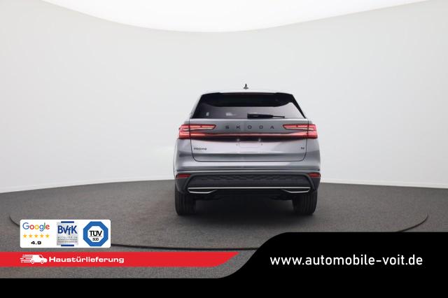 Skoda Kodiaq Sportline 1.5 TSI 204PS PHEV DSG Sitzheizung v+h Frontscheibe beheizb. 20"LM schwenkb. AHK elektr. PanoDach Alcantara PDC R&uuml;ckf.Kamera Klimaautomatik Lenkradheizung Navi Apple CarPlay Android Auto 2xKeyless vollelektr. Reichweite 116KM 