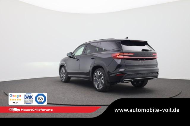 Skoda Kodiaq Sportline 1.5 TSI 204PS PHEV DSG Sitzheizung v+h Frontscheibe beheizb. 20"LM schwenkb. AHK elektr. PanoDach Alcantara PDC R&uuml;ckf.Kamera Klimaautomatik Lenkradheizung Navi Apple CarPlay Android Auto 2xKeyless vollelektr. Reichweite 116KM 
