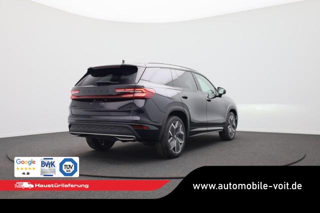 Skoda Kodiaq Sportline 1.5 TSI 204PS PHEV DSG Sitzheizung v+h Frontscheibe beheizb. 20"LM schwenkb. AHK elektr. PanoDach Alcantara PDC R&uuml;ckf.Kamera Klimaautomatik Lenkradheizung Navi Apple CarPlay Android Auto 2xKeyless vollelektr. Reichweite 116KM 