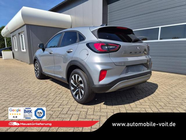 Ford Puma Titanium 1.0 EcoBoost Hybrid 125PS Automatik Klimaautomatik Sitzheizung Lenkradheizung Frontscheibe beheizb. LED-Scheinwerfer SYNC4 Bluetooth Apple CarPlay Android Auto PDC v+h 