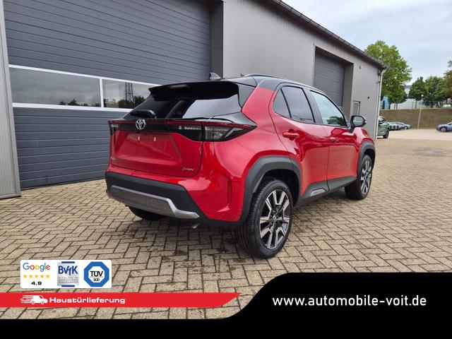 Toyota Yaris Cross 1.5-l 130PS HEV Automatik Style Matrix-LED 4xKamera elektr. Heckklappe Sitzheizung Lenkradheizung Klimaautomatik Navi Bluetooth wireless Apple CarPlay + Android Auto ACC PDC v+h 18"LM 
