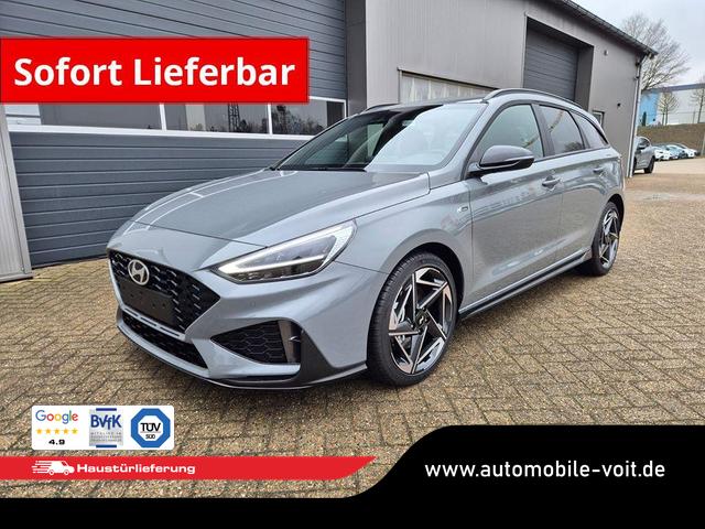 Hyundai i30 Kombi - 1.6 T-GDI 150PS Automatik N-Line Sitzheizung Lenkradheizung Klimaautomatik Navi 10,3"-Touchscreen Bluelink Apple CarPlay + Android Auto PDC v+h R&uuml;ckf.Kamera 18-LM