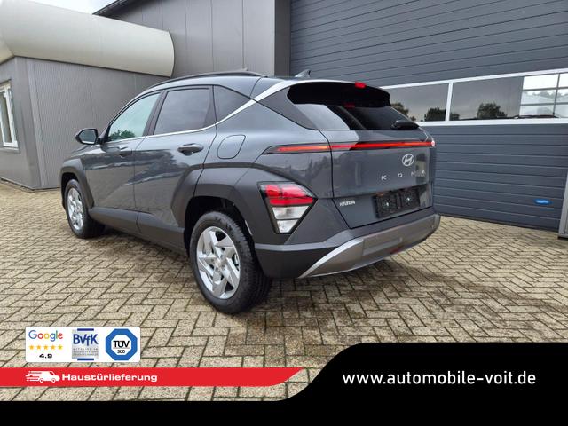 Hyundai KONA Trend 1.6 T-GDI 150PS Voll-LED-Scheinw. Sitzheizung Lenkradheizung Klimaautomatik Tempomat Navi Touchscreen DAB+ Apple CarPlay + Android Auto PDC v+h R&uuml;ckf.Kamera 2xKeyless 17-LM 