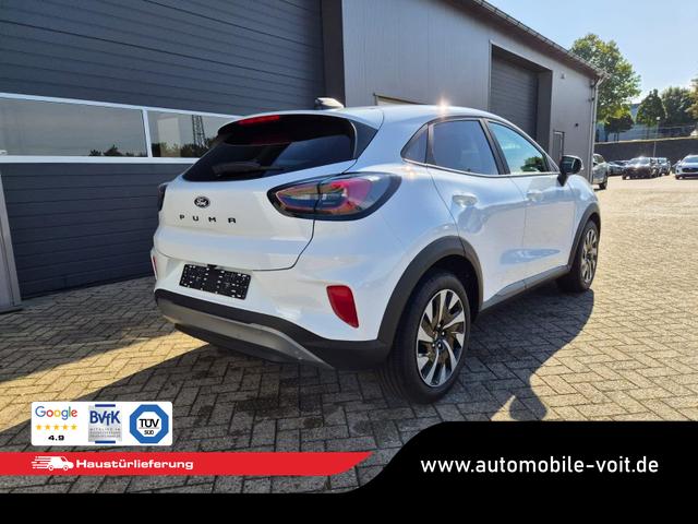 Ford Puma Titanium 1.0 EcoBoost Hybrid 125PS Automatik R&uuml;ckf.Kamera Klimaautomatik Sitzheizung Lenkradheizung Frontscheibe beheizb. LED-Scheinwerfer SYNC4 Bluetooth Apple CarPlay Android Auto PDC v+h 