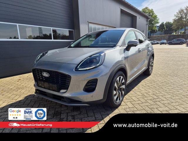 Ford Puma - Titanium 1.0 EcoBoost Hybrid 125PS Automatik abnehm. AHK ACC 4xKamera Klimaautomatik Sitzheizung Lenkradheizung Frontscheibe beheizb. LED-Scheinwerfer SYNC4 Bluetooth Apple CarPlay Android Auto PDC v+h