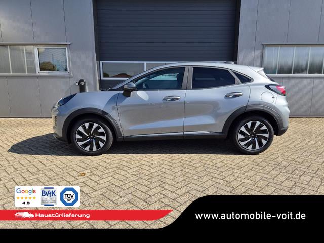Ford Puma Titanium 1.0 EcoBoost Hybrid 125PS Automatik abnehm. AHK ACC 4xKamera Klimaautomatik Sitzheizung Lenkradheizung Frontscheibe beheizb. LED-Scheinwerfer SYNC4 Bluetooth Apple CarPlay Android Auto PDC v+h 