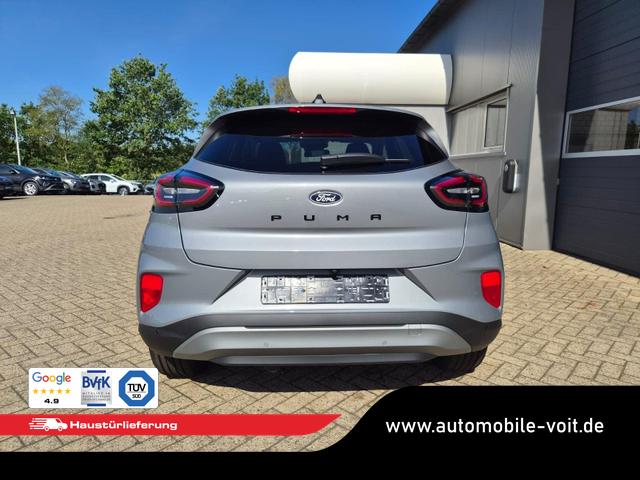 Ford Puma Titanium 1.0 EcoBoost Hybrid 125PS Automatik abnehm. AHK ACC 4xKamera Klimaautomatik Sitzheizung Lenkradheizung Frontscheibe beheizb. LED-Scheinwerfer SYNC4 Bluetooth Apple CarPlay Android Auto PDC v+h 