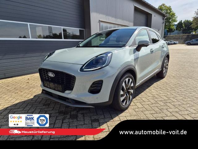 Ford Puma - Titanium 1.0 EcoBoost Hybrid 125PS Automatik abnehm. AHK ACC 4xKamera Klimaautomatik Sitzheizung Lenkradheizung Frontscheibe beheizb. LED-Scheinwerfer SYNC4 Bluetooth Apple CarPlay Android Auto PDC v+h