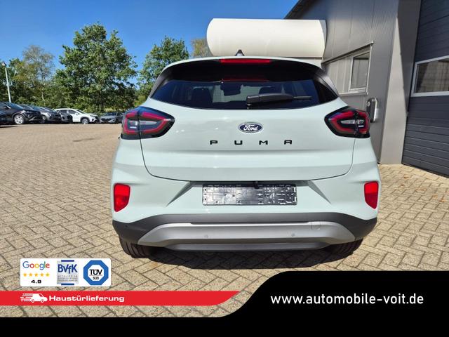 Ford Puma Titanium 1.0 EcoBoost Hybrid 125PS Automatik abnehm. AHK ACC 4xKamera Klimaautomatik Sitzheizung Lenkradheizung Frontscheibe beheizb. LED-Scheinwerfer SYNC4 Bluetooth Apple CarPlay Android Auto PDC v+h 