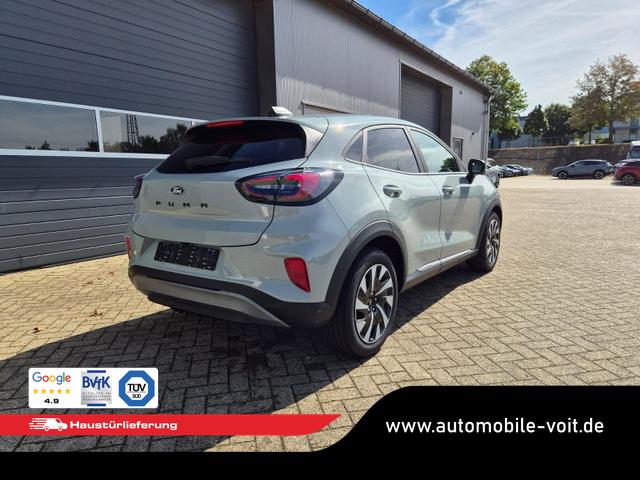 Ford Puma Titanium 1.0 EcoBoost Hybrid 125PS Automatik abnehm. AHK ACC 4xKamera Klimaautomatik Sitzheizung Lenkradheizung Frontscheibe beheizb. LED-Scheinwerfer SYNC4 Bluetooth Apple CarPlay Android Auto PDC v+h 