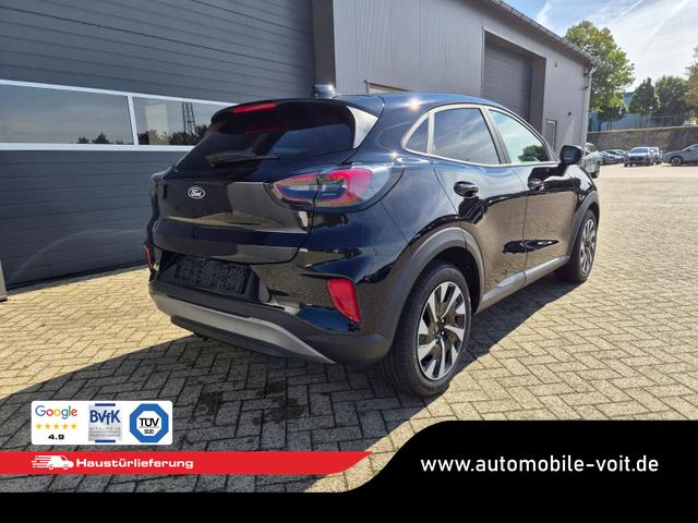 Ford Puma Titanium 1.0 EcoBoost Hybrid 125PS Automatik abnehm. AHK ACC 4xKamera Klimaautomatik Sitzheizung Lenkradheizung Frontscheibe beheizb. LED-Scheinwerfer SYNC4 Bluetooth Apple CarPlay Android Auto PDC v+h 